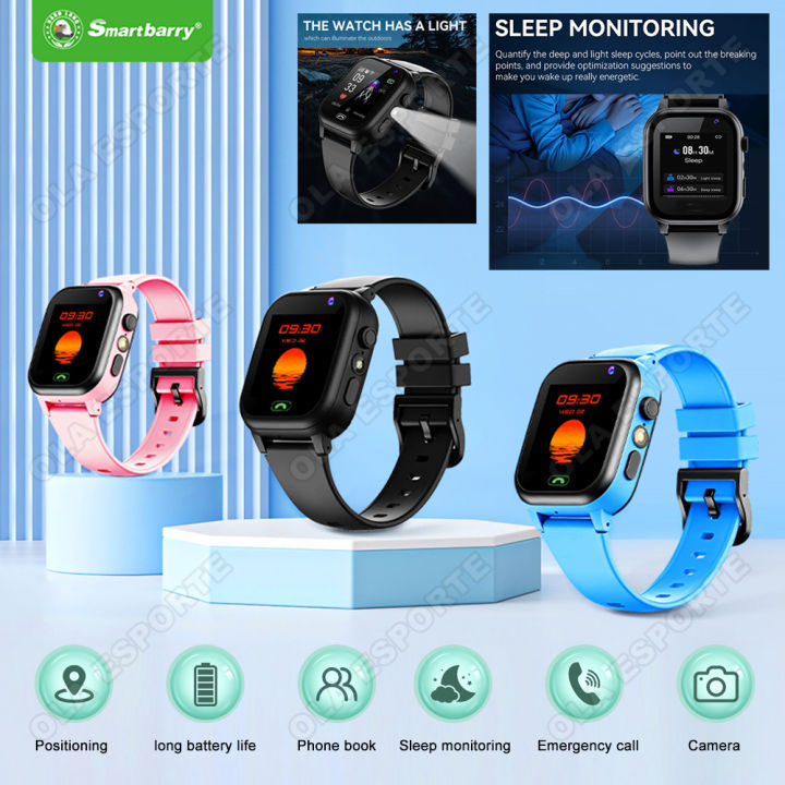 4G SIM Card Kids Smartwatch LBS Positioning+WiFi Location Calling Smart Watch USB Charging Sports Watches For Children 2026