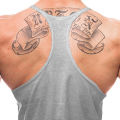 Mens Fitness Casual Y-back Sleeveless T-Shirts Gym Bodybuilding Sport Training Muscle Vests Summer Cotton Absorb Sweat Tank Tops.
