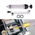 Car Engine Oil Fluid Pump Efficient Vacuum Manual Inhalation Syringe Style Engine Cooolant Transfer Translucent 500cc/1500cc.