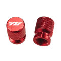 Motorcycle CNC Aluminum Tire Valve Air Port Stem Cover Caps For Yamaha YZF R1 R1M R3 R25 R6 R125 600R 750R YZFR25 YZFR6 YZFR3. 