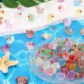 ~Glitter Miniature Resin Duck Mini Tiny Ducks for DIY Garden Micro Landscape Aquarium Potted Dollhouse Decoration Decor.
