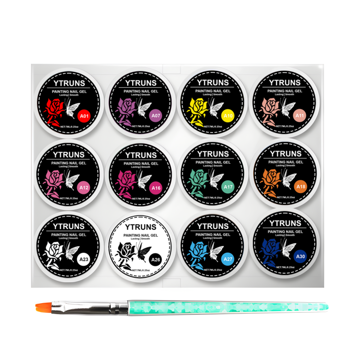 36%20Colors%20Gel%20Coating%20Nail%20Art%20Kit,%20Solid%20Glue%20Coating%20Gel%20-%20Image%207