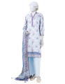 Junaid Jamshed  Women Unstitched 3 Piece JLU-S-26-4335 BLOCK PRINTED GEOMETRIC-3 JLU-S-26-4335 BLOCK PRINTED GEOMETRIC-3. 