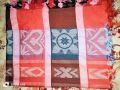 Design machine Hand Made Cotton Nakshi-Katha-size 7"×8"Traditional Craftsmanship, bed sheet-Multi Color.