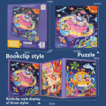 Kids Magnetic Wooden Puzzle Cartoon Pattern Busy Quiet Book Jigsaw Puzzles Game Kids Montessori Educational Toys for Children. 