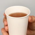 50/100PCS 210/250ml Pure White Paper Cups Disposable Coffee Tea Milk Cup Party Drinking Accessories Camping Party Supplies.