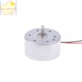 [YH]RF-300EA-1D390 DC 1.5V/3V/5V/6V 7250RPM Mini Mute 24mm Round Spindle Motor Precious Metal Brush Engine DIY Solar Power Toy M. 