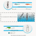 95/210 PCS Set Fishing Connector Gear Kit 2-10# Stainless Steel Pin Bearing Rolling Swivel Snap For Lure Hook Tackle Accessories. 