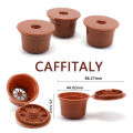 3PCSHigh Quality Reusable Coffee Filter Capsules for Caffitaly Refillable Plastic Coffee Pods Fit for Caffitaly Refill Capsule. 