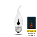 Edison Led Candle Light Bulb E14 E27 LED Flame Effect Bulb 3W AC220V Home For Decor Lighting Ampoule Candle Bulb. 