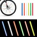 7.5cm Bicycle Spoke Reflectors Stickers 36pcs Colorful Wheel Reflective Tape Strip DIY Cycling Safety Warning Light Kit for Bike. 
