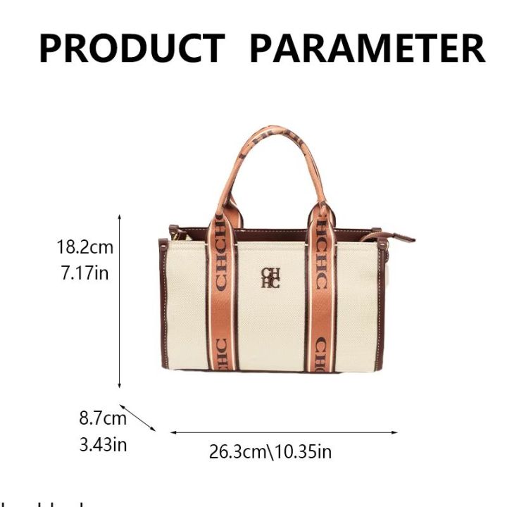 CH%20Fashion%20Canvas%20Handbag%20Portable%20Classic%20Style%20Design%20High%20Quality%202026%20New%20Autumn/Winter%20Women's%20Shoulder%20Bag%20-%20Image%206