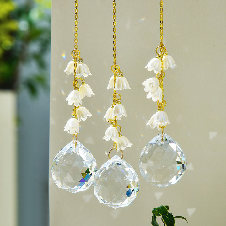2pcs%20Lily%20of%20the%20Valley%20Sun%20Catcher%20Crystal%20Sun%20Catcher%20Car%20Hook,%20Car%20Pendant,%20Flower%20Bead%20Pendant,%20Room%20Decor,%20Home%20Decor%20-%20Image%204
