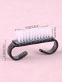 50Pcs/10Pcs Nail Cleaning Brushes Black Small Cleaner Tools Plastic Handle Powder Soft Remover Nail Art Manicure Tools.