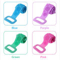 1PCS Silicone Bath Scrubber Back Massage Exfoliating Sponge Shower Brush Body Wash Removal Soft Bathroom Bath Brush. 