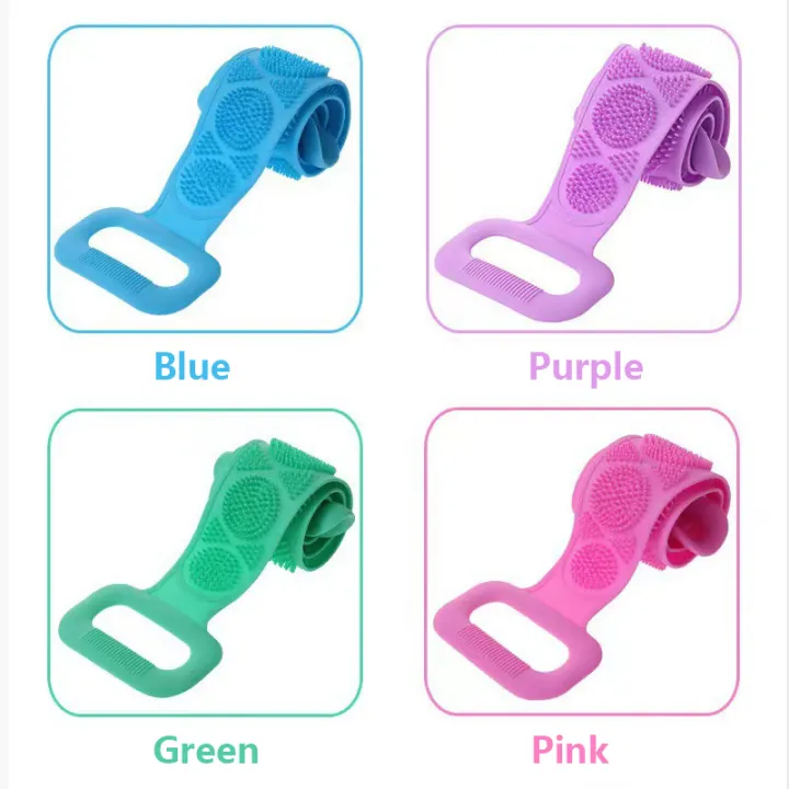 1PCS%20Silicone%20Bath%20Scrubber%20Back%20Massage%20Exfoliating%20Sponge%20Shower%20Brush%20Body%20Wash%20Removal%20Soft%20Bathroom%20Bath%20Brush%20-%20Image%207