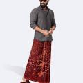 Fashionable & Comfortable Export Quality Lilen Cotton  Lungi For Men.. 