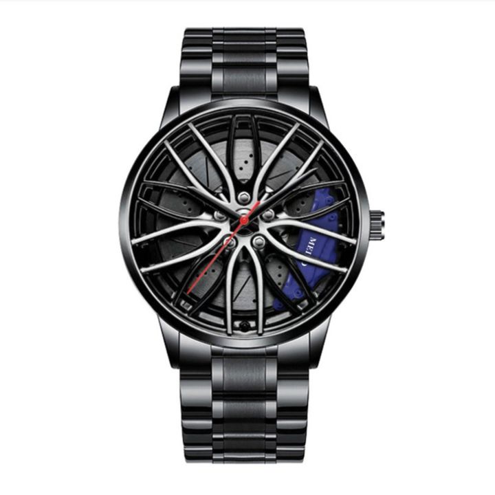 【Fast and Free Delivery】 Car Watches For Men,Waterproof Stainless Steel ...