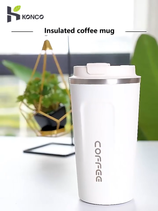 STAINLESS STEEL DRINK CUP COFFEE MOG 450 ML.