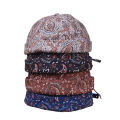 Vintage Brimless Hat Breathable Bohemian Style Beanie Caps Cotton Unisex Adjustable Docker Cap Men Women Adjustable Hip Hop Hats.