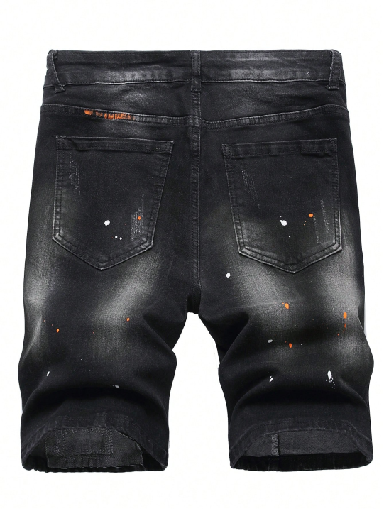 Summer%20Ripped%20Shorts%20Jeans%20Men%20Denim%20Shorts%20Pants%20Straight%20Stretch%20Casual%20Cool%20Thin%20Knee%20Length%20Fashion%20Brand%20Daily%20Trousers%20-%20Image%202