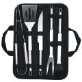 Stainless steel oven set barbecue combination tool outdoor BBQ barbecue set barbecue set storage portable cloth bag baking tool. 