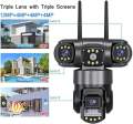 3 in 1IPC360HOME   Wifi Wireless IP Network CCTV Cameras Security Bullet PTZ Auto Track Surveillance Outdoor Camera. 