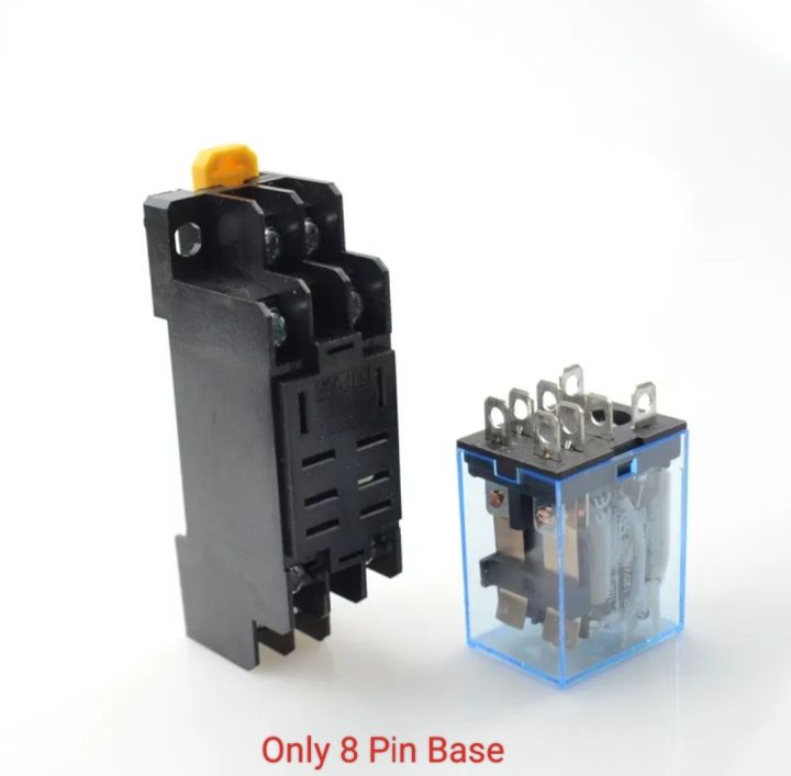 8%20Pin%20Relay%20Socket%20Base%20Holder%208%20Pin%20Screw%20Terminals%20Power%20Ralay%20Connector%20for%2010%20ampere%20transparent%2012V%20and%20220V%20Relay%20-%20Image%203