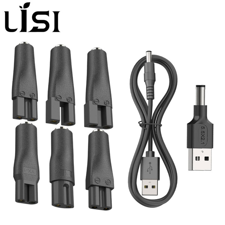 LISI%208%20PCS%20Power%20Cord%205V%20Universal%20Replacement%20Charger%20USB%20Adapter%20for%20All%20Kinds%20Hair%20Clippers%20Beard%20Trimmers%20Shavers%20Desk%20Lamps%20-%20Image%202