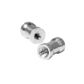 Aluminum 1/4' 3/8' Screw Adapter Converter Threaded Spigot Mount for Insta360 Camera Tripod Monopod Flash Light Stand.