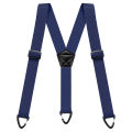 Heavy Duty Suspenders for Men Work Biker Outdoor 3.8cm Wide X-Back with 4 Snap Hook Adjustable Elastic Trouser Braces Strap Belt. 