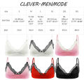 Men's Bras  Underwear Lace See-Through Men's Safety Belts Body Sissy Clothing Gay Exposure Bikini Lingerie. 