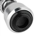 Kitchen Stainless Steel Faucet Sprinkler Water-saving Device Lengthening Rotating Splash Proof Sprinkler Spray Extender Bubbler. 
