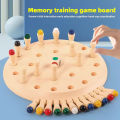Memory Chess Matching Game: Family Board Games for Kids and Adults, Montessori Preschool Learning Educational Intelligence Toy. 