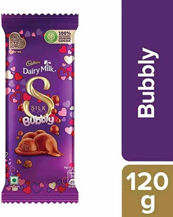 Dairy Milk Silk Bubly 120g | Daraz.com.np