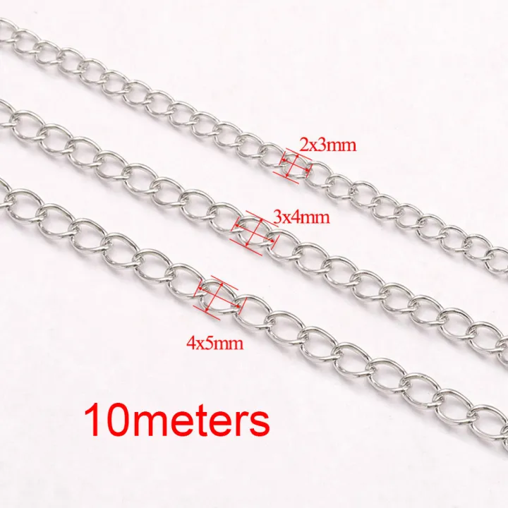 10meters/lot%202/3/4mm%20Stainless%20Steel%20Chains%20for%20Bracelet%20Necklace%20Jewelry%20Making%20DIY%20Findings%20Accessories%20Bulk%20Wholesale%20-%20Image%202