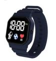 1Pcs Dry Cell Powered Youth Students Watch Fashion  Led Degital Touch Football Display Wstch For Kids Boys And Girls. 