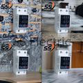 Voltage protection Device Dual Display 63A 230V Din Rail Adjustable digital Over Under Voltage Relay Surge Protector  Limit Over Current. 