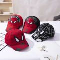 New Children's Hat Marvel Anime Duck Tongue Hat Spider Man KT Cat Baseball Hat Outdoor Cartoon Sunshade Hat. 