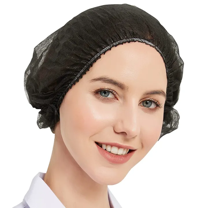 100PCS%20Disposable%20Bouffant%20Cap%20Non%20Woven%20Bath%20Shower%20Hair%20Caps%20Food%20Service%20Medical%20Salon%20Spa%20Catering%20Workspace%20Head%20Cover%20Hat%20-%20Image%205