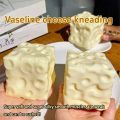 Handmade Coconut Oil Cheese Moldable Squishy Blind Box Non-Rebound Pinch Stress Relief Fidget Toy Decompression Plastic Ball.