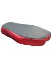 Motorcycle seat cushion for smooth ride. 