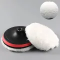 5Pcs Wool Car Polishing Pad Set For Polisher Machine Waxing Polishing Buffing Auto Paint Care Polisher Pads 3/4/5/6/7 Inch. 