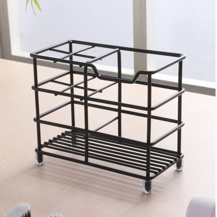 Black%20Toothbrush%20Holder%20Stainless%20Steel%20Toothbrush%20Holder%20Tooth%20Brushing%20Holder%20Stand%20Bathroom%20Accessories%20Organizer%20-%20Image%203