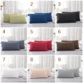1 piece Luxurious Solid Color Pillowcase Comfortably Soft and Hypoallergenic Pillow Cover for Good Night's Sleep Black Grey Pink. 