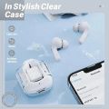 BT30 ENC Noise-Canceling Wireless Bluetooth Earbuds - HiFi Stereo Headphones with Digital Display Charging Case, Waterproof for Gaming.