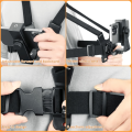 Adjustable Headband And Chest Band Shooting Stand for Mobile Phones And Action Cameras Compatible with And More.
