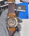 Benyar Skeleton BY5121 Leather Strap Fashion Men Mechanical Watch. 