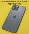 Iphone 11 Pro Matte Unbreakable Membrane HD+ Sheet with apple Cut/Logo Back Matte Transparent Premium Quality 360 Full Coverage around the corners. 