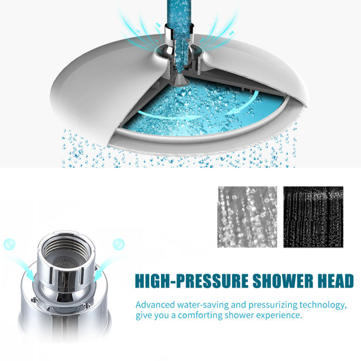 High%20Pressure%20Shower%20Head%208%20Inch%20Rain%20Showerhead%20G1/2%20Adjustable%20Bathroom%20Shower%20Head%20Spray%20Showerhead%20Polished%20Chrome%20Bath%20Rain%20-%20Image%204